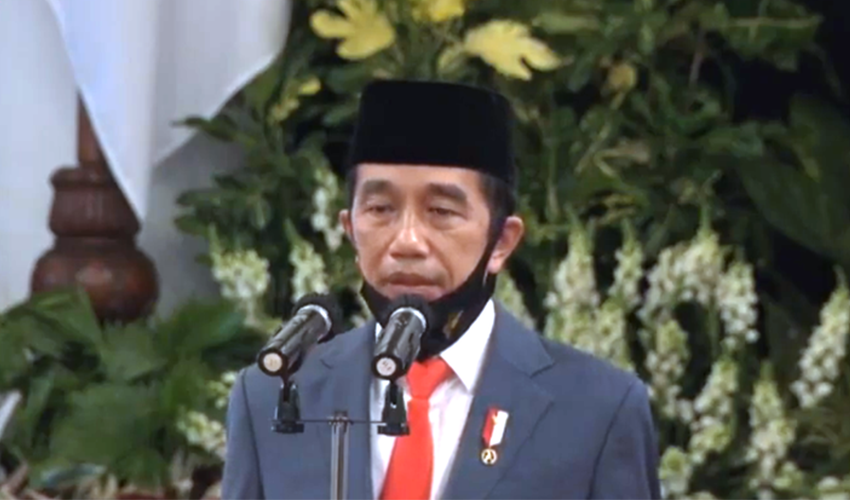 Pidato Presiden di HUT Bhayangkara ke 74