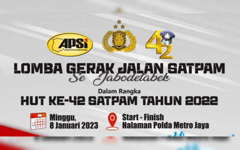 lomba gerak jalan satpam