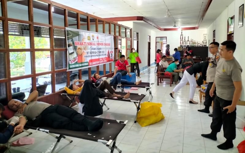 satpam donor darah