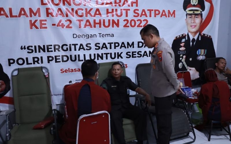 Donor Darah Polres Bojonegoro