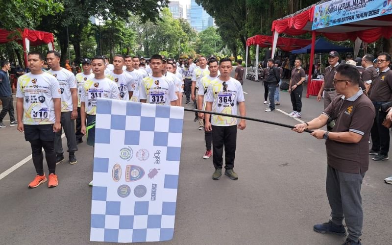 Lomba Gerak Jalan Satpam