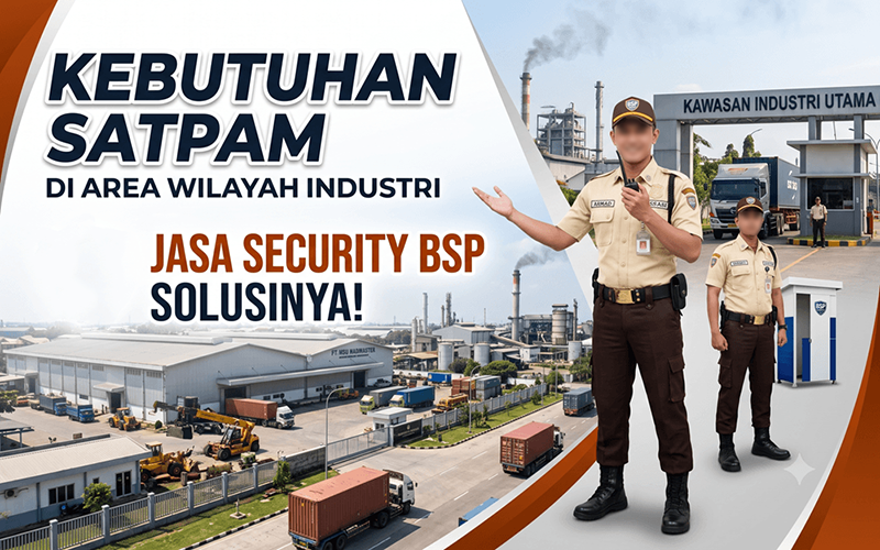 Satpam di Area Wilayah Industri