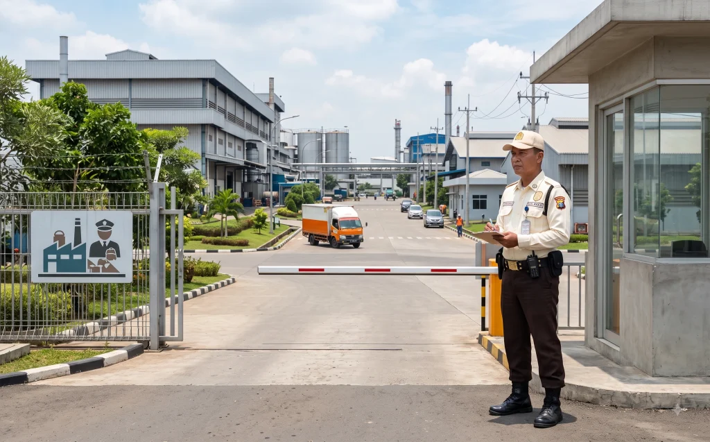satpam kawasan industri