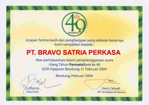 Piagam Permata Bank